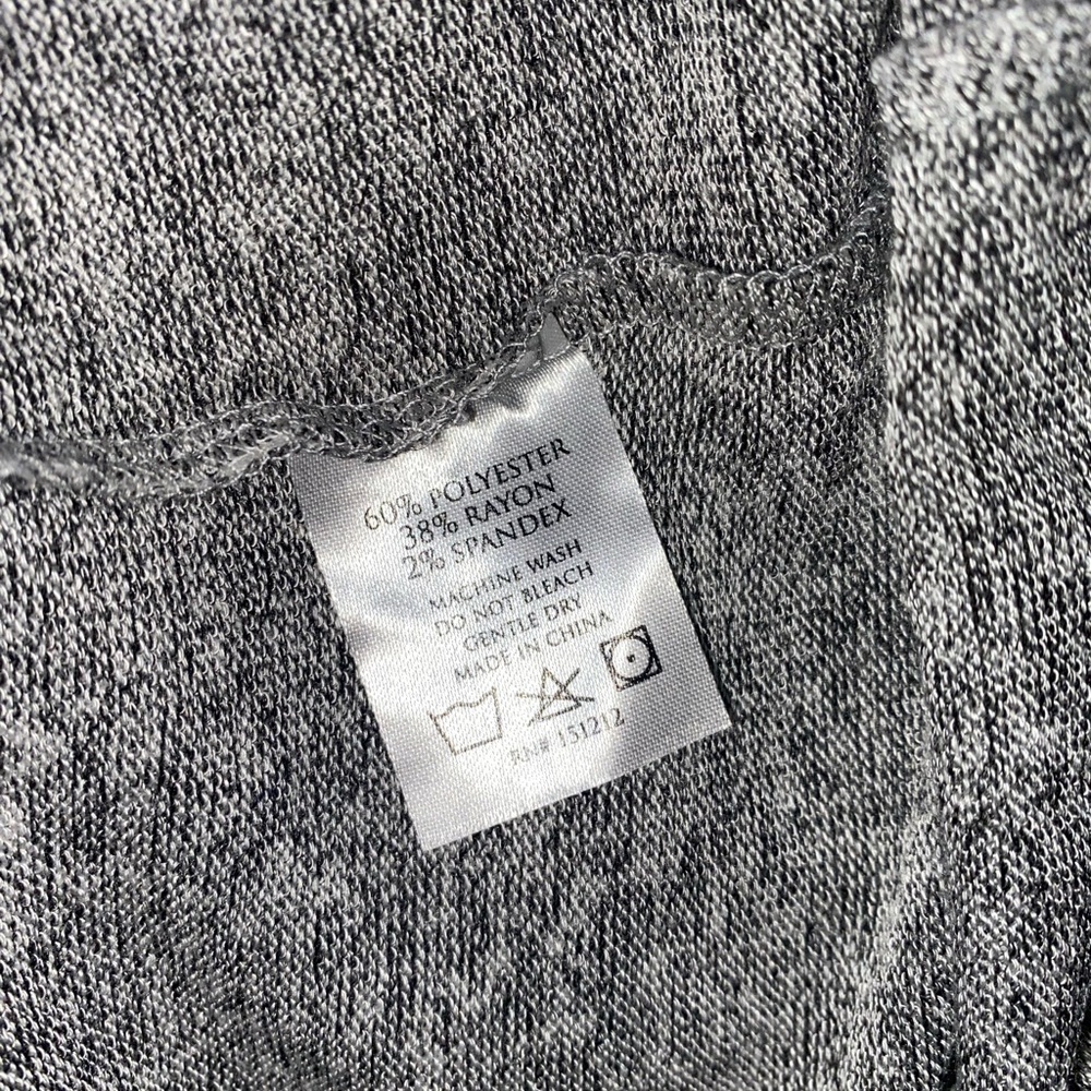 MARY SQUARE Soft Knit Sweater Shift Dress in Light Heather Gray Size Medium - Picture 7 of 7